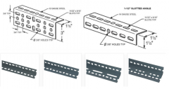 Slotted angle rolling forming machine